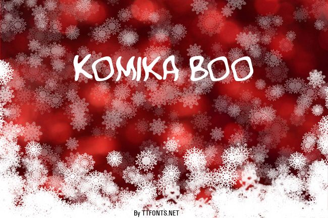 Komika Boo example
